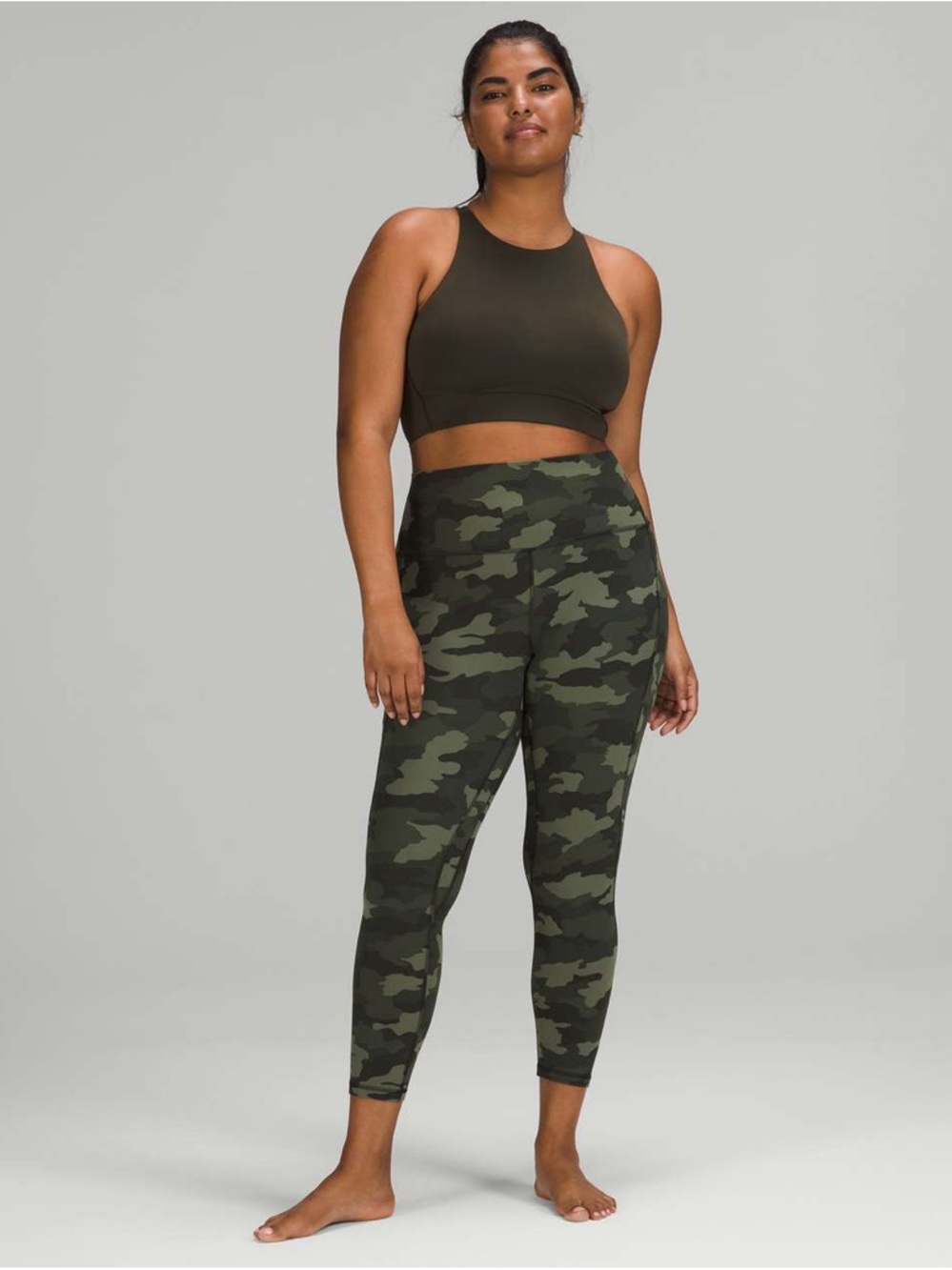 Lululemon Align High Rise Pant Pockets 25" Heritage 365 Camo Women’s Size 10